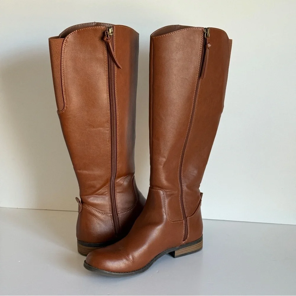 Universal Thread Brown Knee High Boots Size 8.5